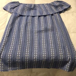 👜🎉 5 for $20 🎉👜 onetheland mini dress off the shoulder in cornflower blue